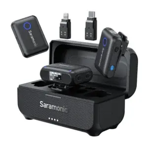 Saramonic Blink 500 B2+ Wireless Microphone – Dual Channel 2-Person Lavalier Mic System, 4-in-1 Recording Kit