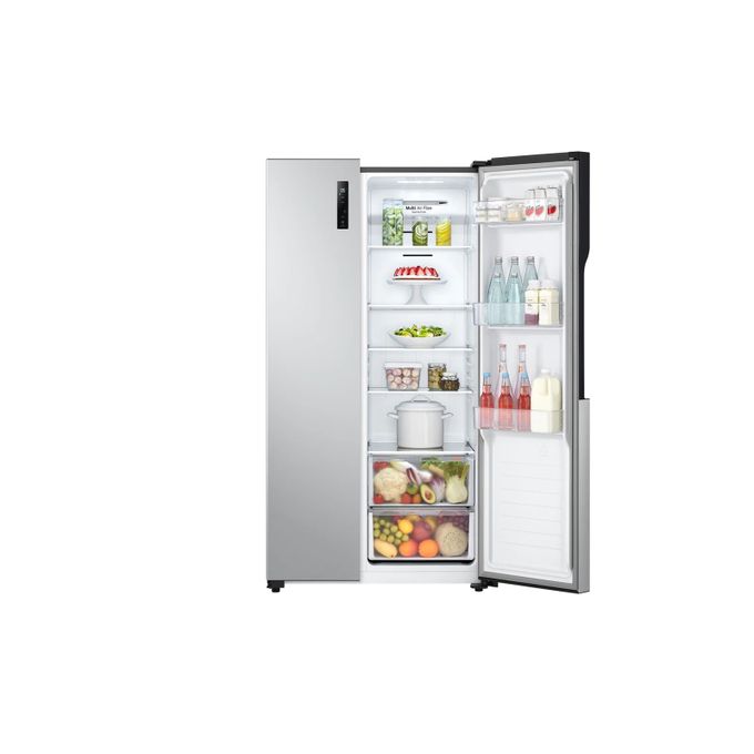 LG  Refrigerator Side By Side Net 519L  GCFB507PQAM (Silver)