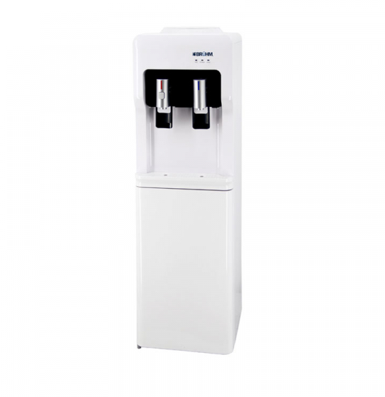 Bruhm Water Dispenser 2 Taps with Storage Cabinet – White (BDS-HCE532)