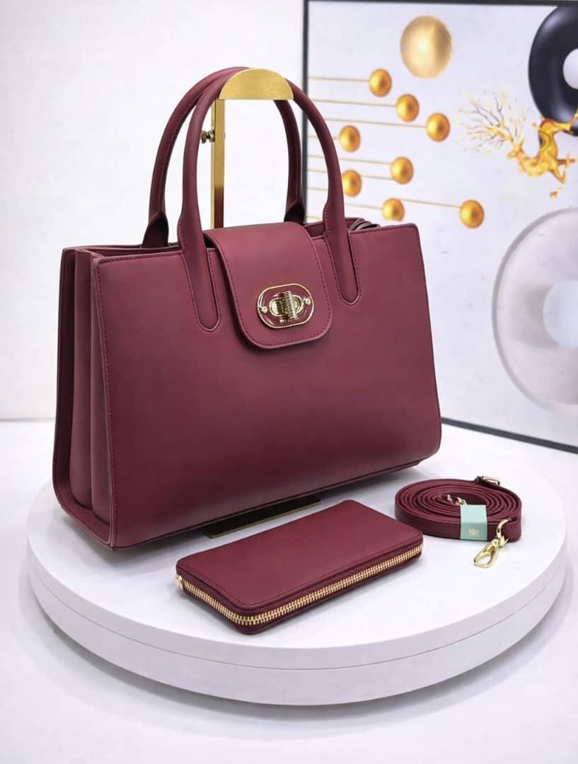 Stylish Ladies Handbag – Premium Leather Tote Bag | Mkoba wa Kisasa wa Wanawake kwa Kazi & Safari