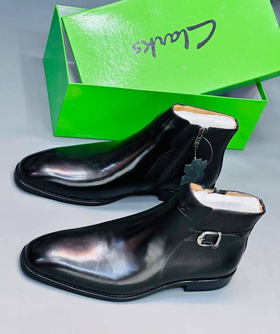 Clarks Leather Brown & Black color size 39-45