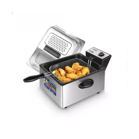 Sonifer SF-1004 Electric Deep Fryer – 6L Stainless Steel, 2400W, High Power Cooking Oil Fryer for Home & Commercial Use