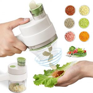 4 in 1 Handheld Electric Vegetable Cutter Set
