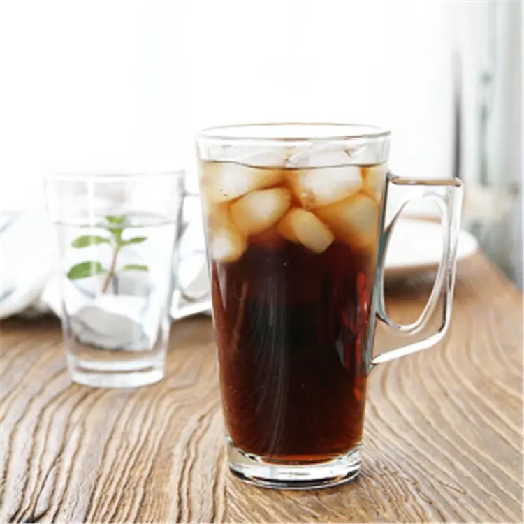 Coffee Glass, Coffee Cup, Cold Brew Cup, Large Capacity Iced Latte