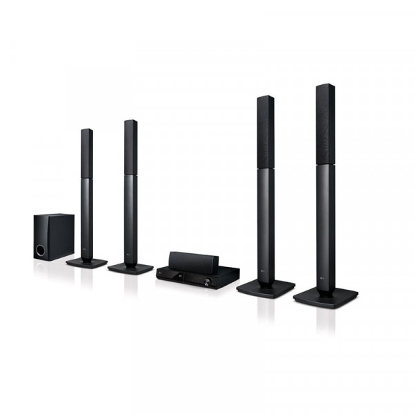 LG Home Theatre 5.1 Channel 330W with 4 TALL BOY LHD457-330W