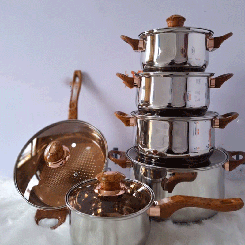 Kaisa Villa 12pcs Cookware Set with Best Quality KV-1006