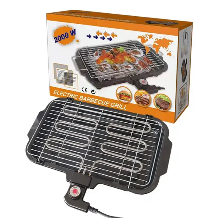 Electric barbecue grill