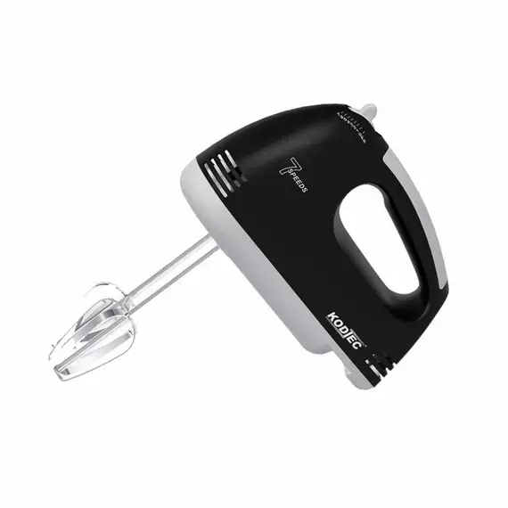 Kodtec Hand Mixer 150W KT-5000MX – 7 Speeds with 2 Attachments | Portable Electric Cake & Dough Mixer