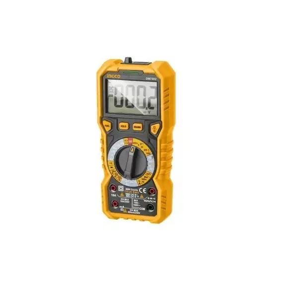 Ingco DM7502 Digital Multimeter – 6000 Counts, High Precision Electrical Measuring Tool