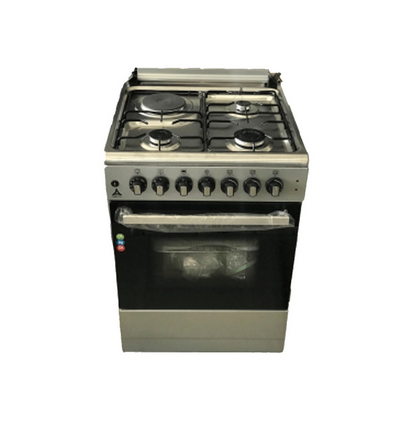 Delta Cooker 3 Gas Burners + 1 Electric Plate, Oven & Grill, 60x60cm – DGC-6031