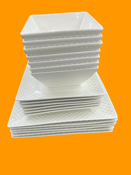 Dinner Set Dot 18pcs