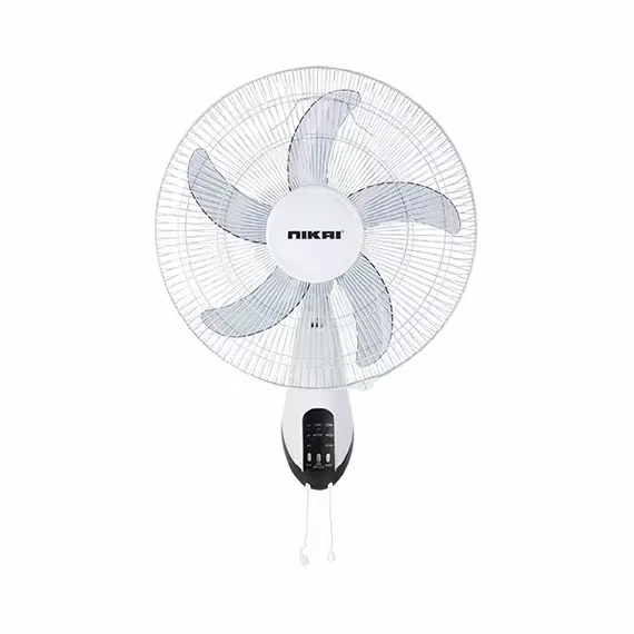 Nikai NWF1636RT1 Wall Fan – 16" 5 Blades, 45W, 3 Speeds, Remote Control, Copper Motor