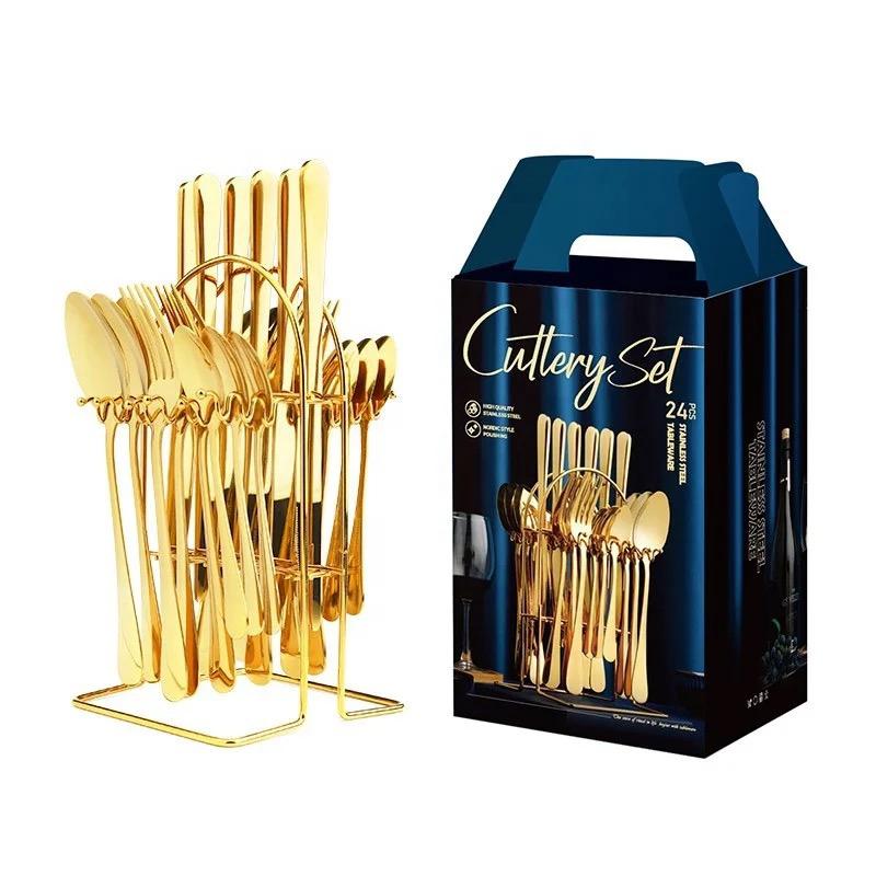 Cuttlery Set Gold 24pcs
